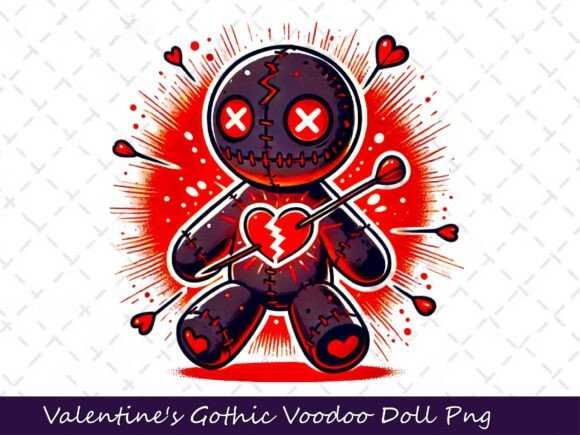 Download Valentine's Gothic Dark Voodoo Doll - Premium Resources