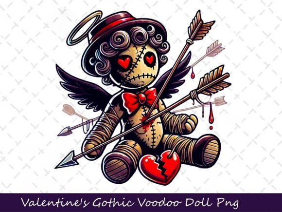 Download Valentine's Gothic Dark Voodoo Doll - Premium Resources