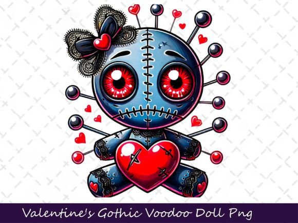 Download Valentine's Gothic Dark Voodoo Doll - Premium Resources